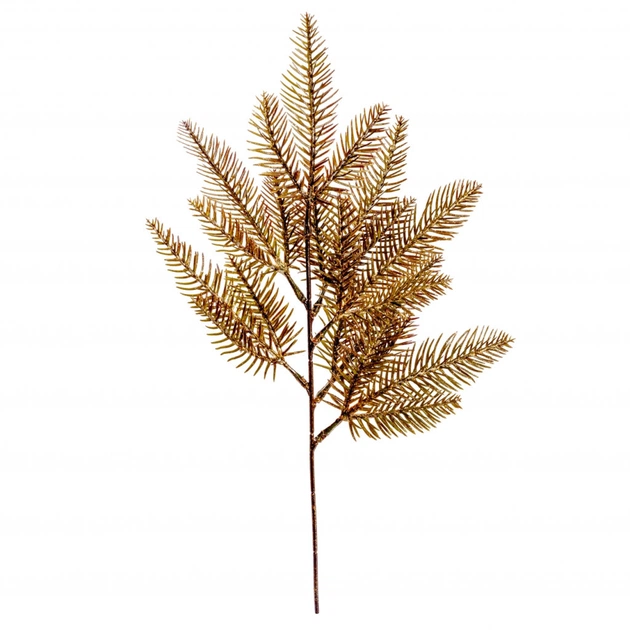 Декоративна гілка YES! Fun хвойна, 50см, гліттер (974597) - picture 1