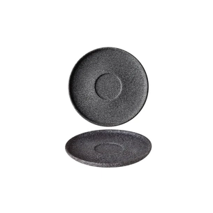 Блюдце G.Benedikt Granit без глазування 14 см Темно-сіре (G4Q1714) зображення 1