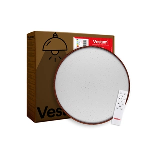 Світильник Vestum FOREST зоряне небо 60W 395*65мм 3000К-6500К з ДК амарант (VS-91059) изображение 1