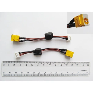 Роз'єм живлення ноутбука з кабелем для Acer PJ047G (5.5mm x 1.7mm), 4-pin, 10 см Универсальный (A49020) зображення 1