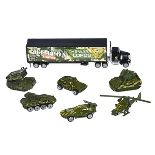 Спецтехніка Same Toy Diecast Грузовик с танками (SQ80956-8Ut) зображення 1