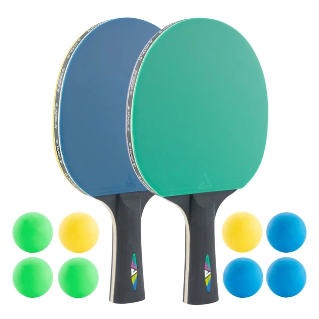 Комплект для настільного тенісу Joola Colorato 2 Bats 8 Balls (54814) (930938) - picture 1