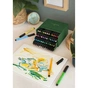 Лайнер Faber-Castell набір капілярних ручок пензликів Pitt Artist Pen Brush India ink, 48 кольорів (33030) - зменшене зображення 6