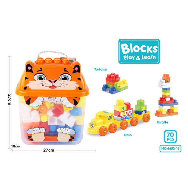 Конструктор A-Toys 70 деталей в валізці (6653-16) - зображення 1