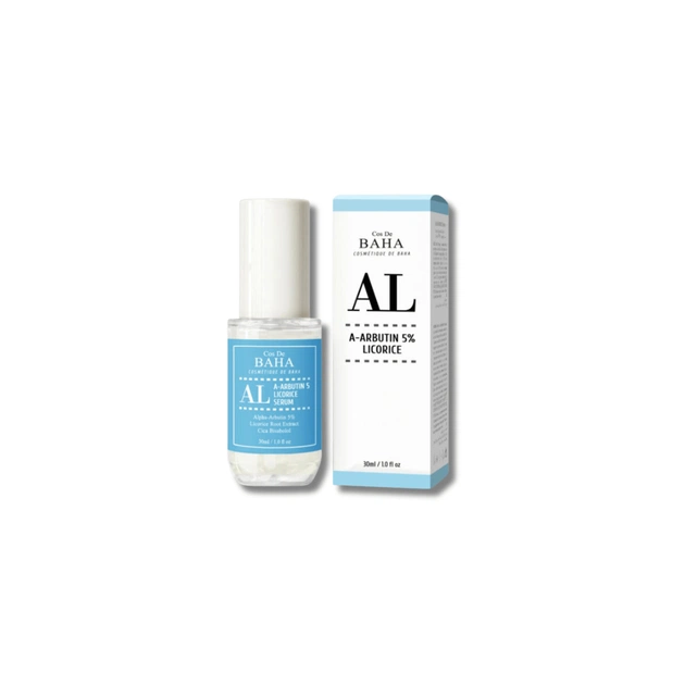Сироватка для обличчя Cos De BAHA A-Arbutin 5% Licorice AL Serum 30 мл (8809240319284) - зображення 1