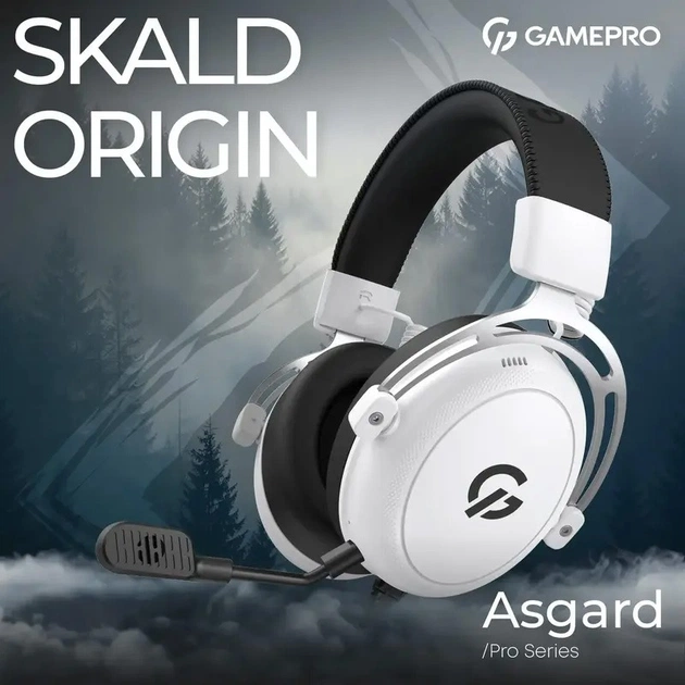 Гарнітура GamePro Asgard Skald Origin White (HS850W) - picture 10