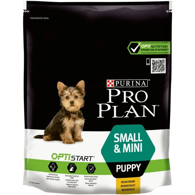 Сухий корм для собак Purina Pro Plan Dog Small&Mini Puppy з куркою і рисом 700 г (7613035118744) - зображення 1
