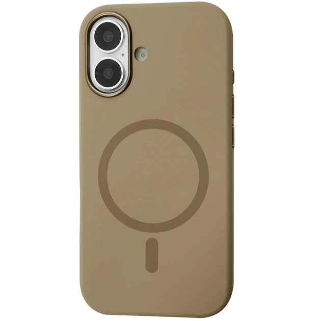 Чохол до мобільного телефона BeCover FIBRA Silicone OmniMag Apple iPhone 16 Brown (716224) - зображення 1