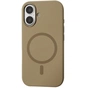 Чохол до мобільного телефона BeCover FIBRA Silicone OmniMag Apple iPhone 16 Brown (716224) - зменшене зображення 1