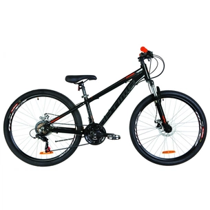 Велосипед Optimabikes 26" MOTION AM DD рама-13" 2019 чорно-помаранчевий (OPS-OP-26-156) зображення 1