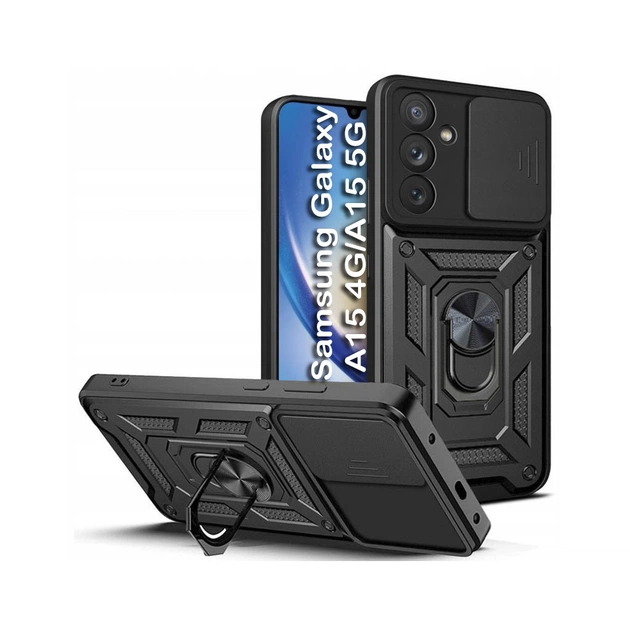 Чохол до мобільного телефона BeCover Military Samsung Galaxy A15 4G SM-A155/A15 5G SM-A156 Black (710749) - зображення 1