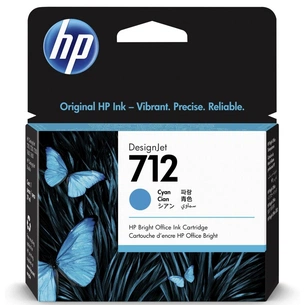 Картридж HP DJ No.712 DesignJet Т230/Т630 Cyan 29ml (3ED67A) зображення 1