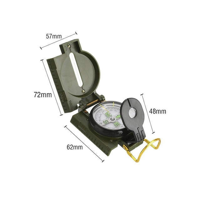 Компас Optima військовий артилерійський гелевий складаний (CMPS-001) - picture 3