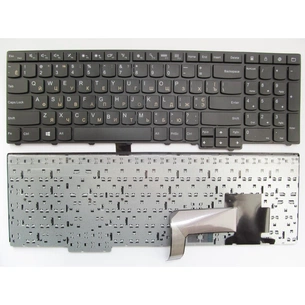 Клавіатура ноутбука Lenovo ThinkPad E531/E540 чорна з чорною рамкою (A46059) зображення 1