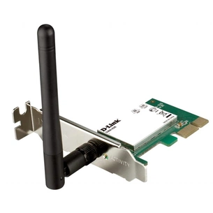 Мережева карта Wi-Fi D-Link DWA-525 PCI-e (DWA-525/B1A BOX) зображення 1