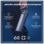 Пляшка для води ION8 OneTouch Stainless Steel 600 мл Ash Navy (I8SS600ANAVY) - зменшене зображення 4