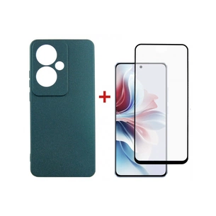 Чохол до мобільного телефона Dengos Oppo Reno 11F + glass Green (DG-KM-96) зображення 1