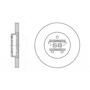 Гальмівний диск HI-Q SD4001 зображення 1