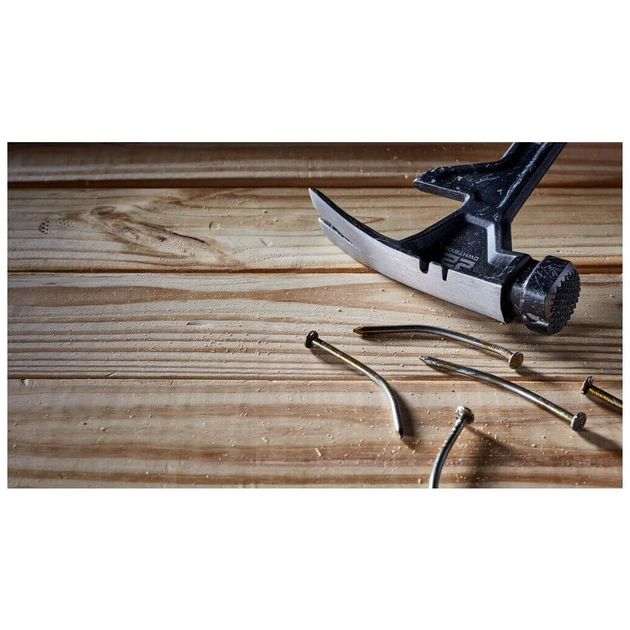 Молоток DeWALT DEM-CLAW демонтажний, суцільнометалевий, 624 г, з прямим цвяхом. (DWHT51008-0) - picture 8