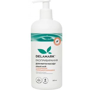 Засіб для ручного миття посуду DeLaMark з ароматом римської ромашки 500 мл (4820152330116) зображення 1
