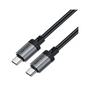 Дата кабель USB-C to USB-C 1.2m 3A aluminum alloy C20-03 Black Acefast (6974316283775) - зменшене зображення 3