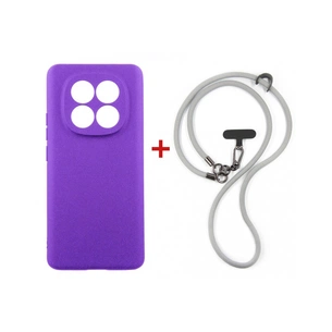 Чохол до мобільного телефона Dengos Case + Cross-body Strap Xiaomi Redmi Note 15 Purple+Grey (DG-KM-CCRB-35) зображення 1