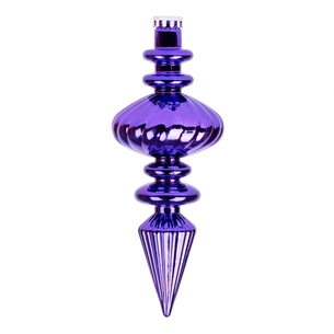 Елочная игрушка Novogod`ko Сосулька, пластик, 30 cм, фиолетовая, глянец (974099) изображение 1