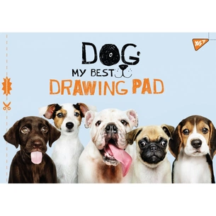 Альбом для малювання Yes А4 скоба з перфорацією, 20 аркушів (130435) зображення 1