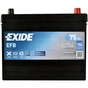 Акумулятор автомобільний EXIDE START-STOP EFB 75Ah ASIA Ев (-/+) (750EN) (EL754) - зменшене зображення 1