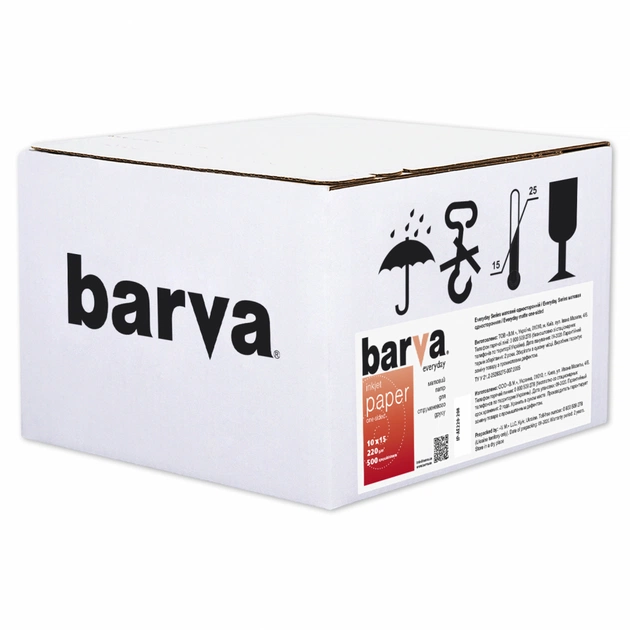 Фотобумага Barva 10x15 Everyday 220г Matte (IP-AE220-208) - изображение 1