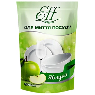 Засіб для ручного миття посуду Eff Яблуко 500 мл (4820017662901) picture 1