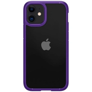 Чохол-накладка Spigen Crystal Hybrid для Apple iPhone 12 Mini Hydrangea Purple (ACS01544) зображення 1