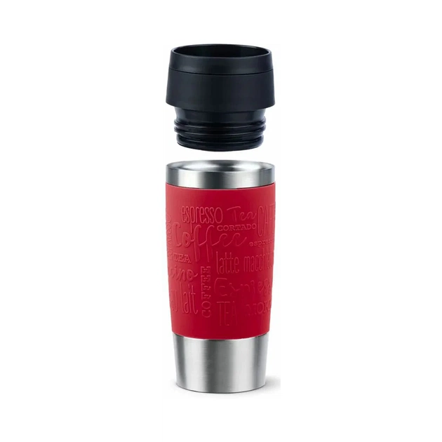 Термокружка Tefal Travel Mug Classic, 360мл, нержавіюча сталь, червоний (N2020410) - picture 3