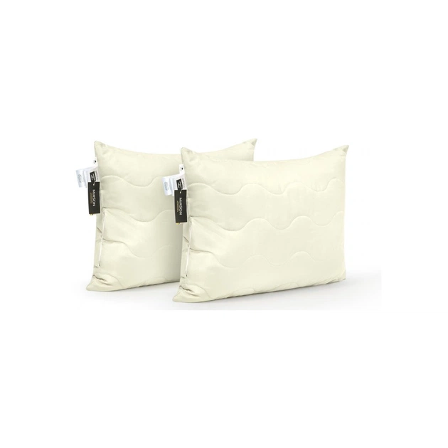 Подушка MirSon Набір з Евкаліптом 1623 Eco Light Creamy Середні (2200002652452) - изображение 1