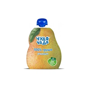 Дитяче пюре Чудо-Чадо Premium Груша без цукру 90 г (4820016254091) зображення 1