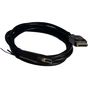 Кабель мультимедійний DisplayPort M to HDMI M 1.8m 4K60Hz black Patron (PN-DP-HDMI-18) - зменшене зображення 1