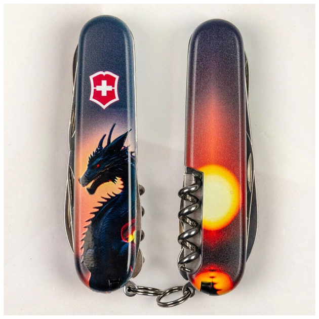 Ніж Victorinox Climber Zodiac Дракон в променях сонця (1.3703.3_Z3270p) - picture 12