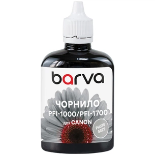 Чорнило Barva Canon PFI-1000/PFI-1700 100ml PGY, pigment (C1700-981) зображення 1