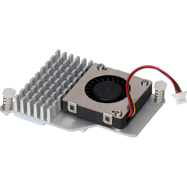 Радиатор охлаждения для Микро ПК Raspberry Pi with fan for Raspberry Pi 5 (original) (SC1148/OFI118) - изображение 1
