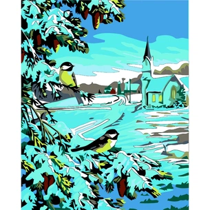 Картина по номерам ZiBi Синички 40*50, ART Line (ZB.64113) зображення 1