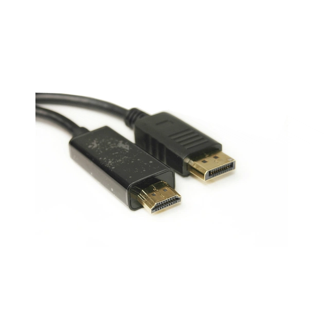 Кабель мультимедийный DisplayPort M to HDMI M 1.8m PowerPlant (KD00AS1278) - изображение 1