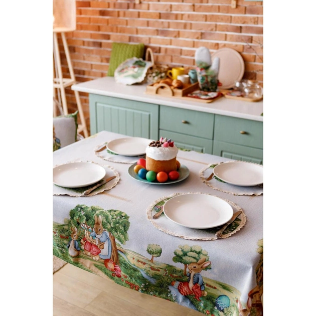 Скатертина Прованс гобеленова Галявина 135х140 см (034103) - зображення 7