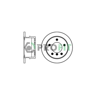 Гальмівний диск Profit 5010-0931 зображення 1