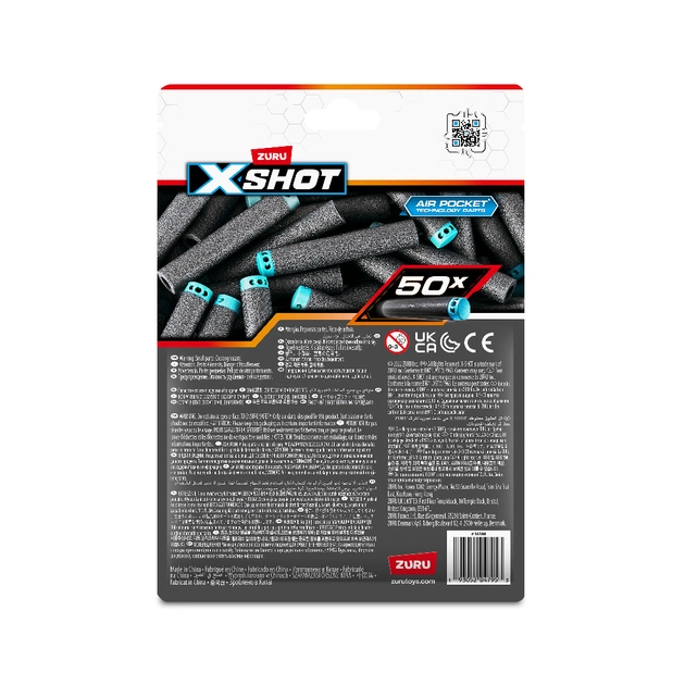 Іграшкова зброя Zuru X-Shot Набір патронів Excel (50 патронів) (36588) - изображение 5