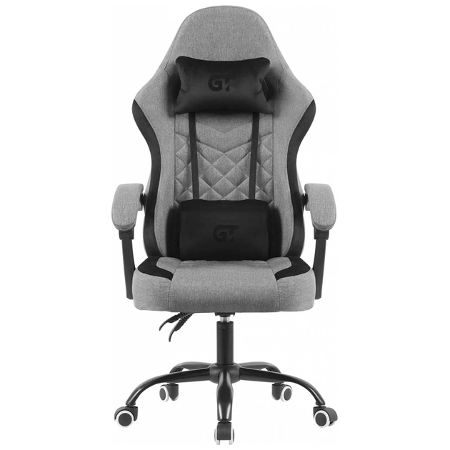 Крісло ігрове GT Racer X-2729 Dark Gray (X-2729 Fabric Dark Gray) - зображення 1