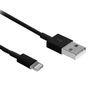 Дата кабель USB 2.0 AM to Lightning 1.0m Black Drobak (215340) - уменьшенное изображение 1