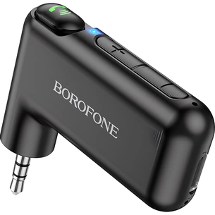 FM модулятор BOROFONE BC35 Wideway car AUX BT receiver Black (BC35B) зображення 1
