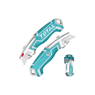 Ніж монтажний Total THT5116118 висувне лезо 61x19мм, довжина 180мм. (THT5116118) зображення 1