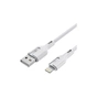 Дата кабель USB 2.0 AM to Lightning 1.0m 2.4A white Choetech (XAL-0003-WH-V2) - зменшене зображення 3