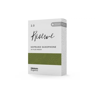 Тростина для саксофона D'Addario Organic Reserve - Soprano Sax #2.0 - 10 Pack (ODIR1020) зображення 1